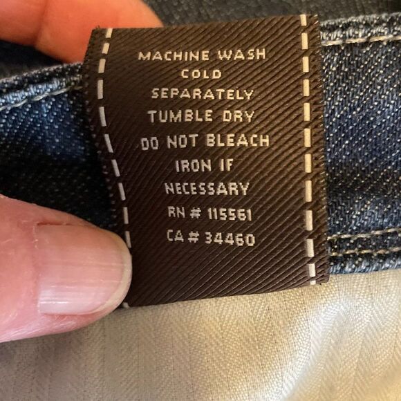 7 For All Mankind Flint Boot Cut 5 Pocket Embordered Womens Size 28 - Picture 13 of 13